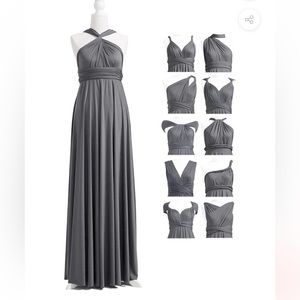 Charcoal Grey Infinity Dress